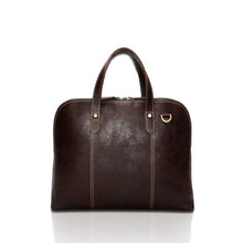 Load image into Gallery viewer, Hand Made Men's Genuine Leather Business Affairs Briefcase Multi-function Large Capacity 16 Inch Cow Leather Computer Package