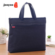 Load image into Gallery viewer, Men's New Business Briefcase Hand-held Document Bag Professional Document Bag Canvas and Cloth Bag jooyoo